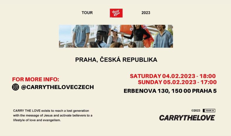 For more info: @CARRYTHELOVECZECH